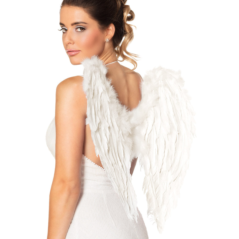 Angel Wings Folded White (50 X 50 Cm