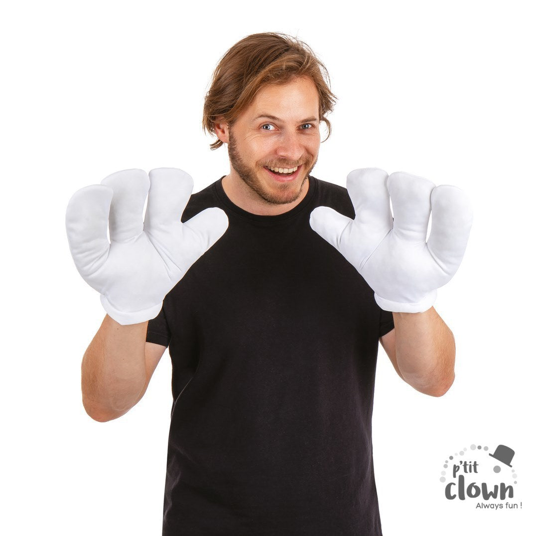 Giant White Gloves