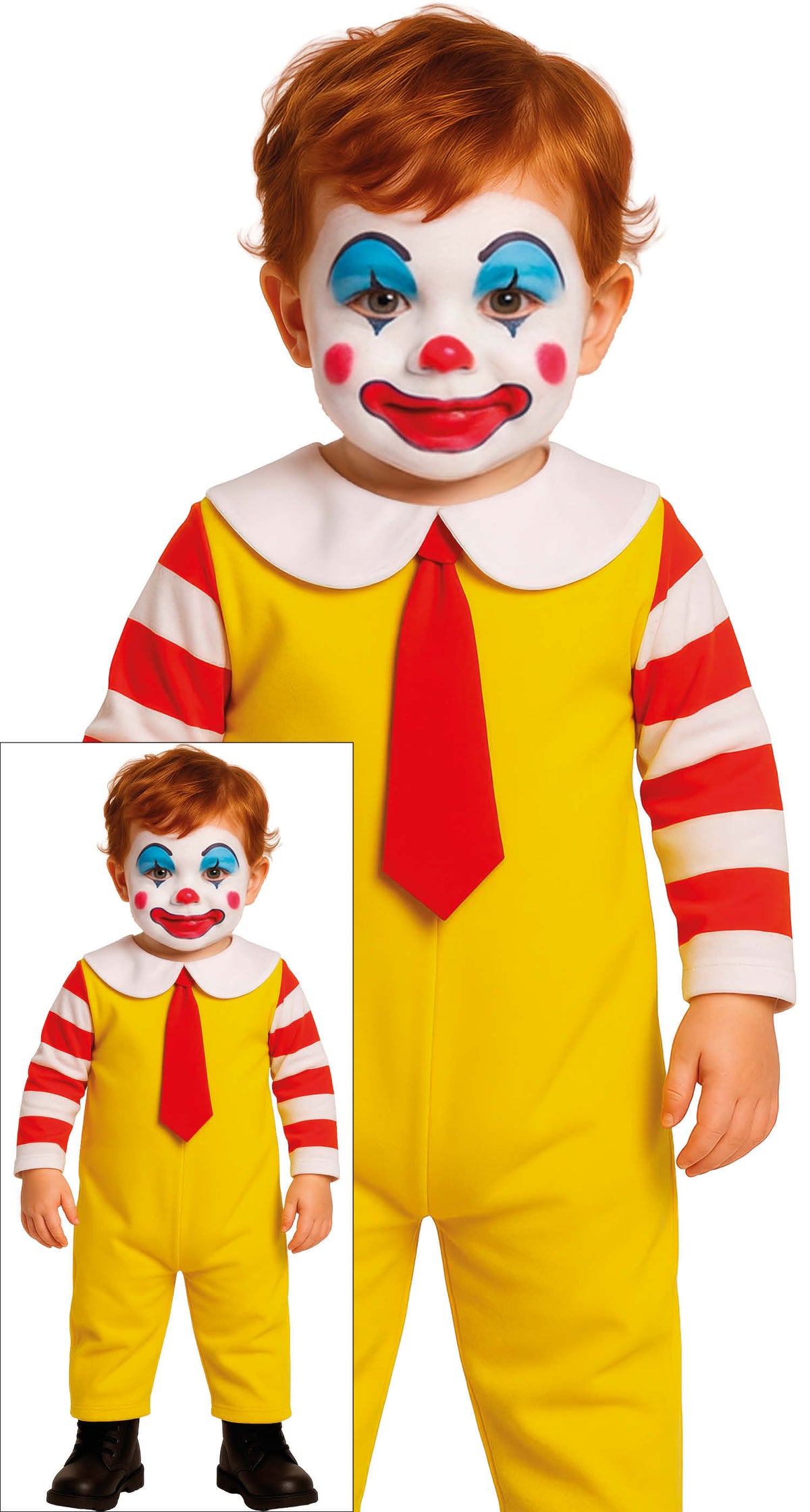Burger Clown Infant Toddler Costume