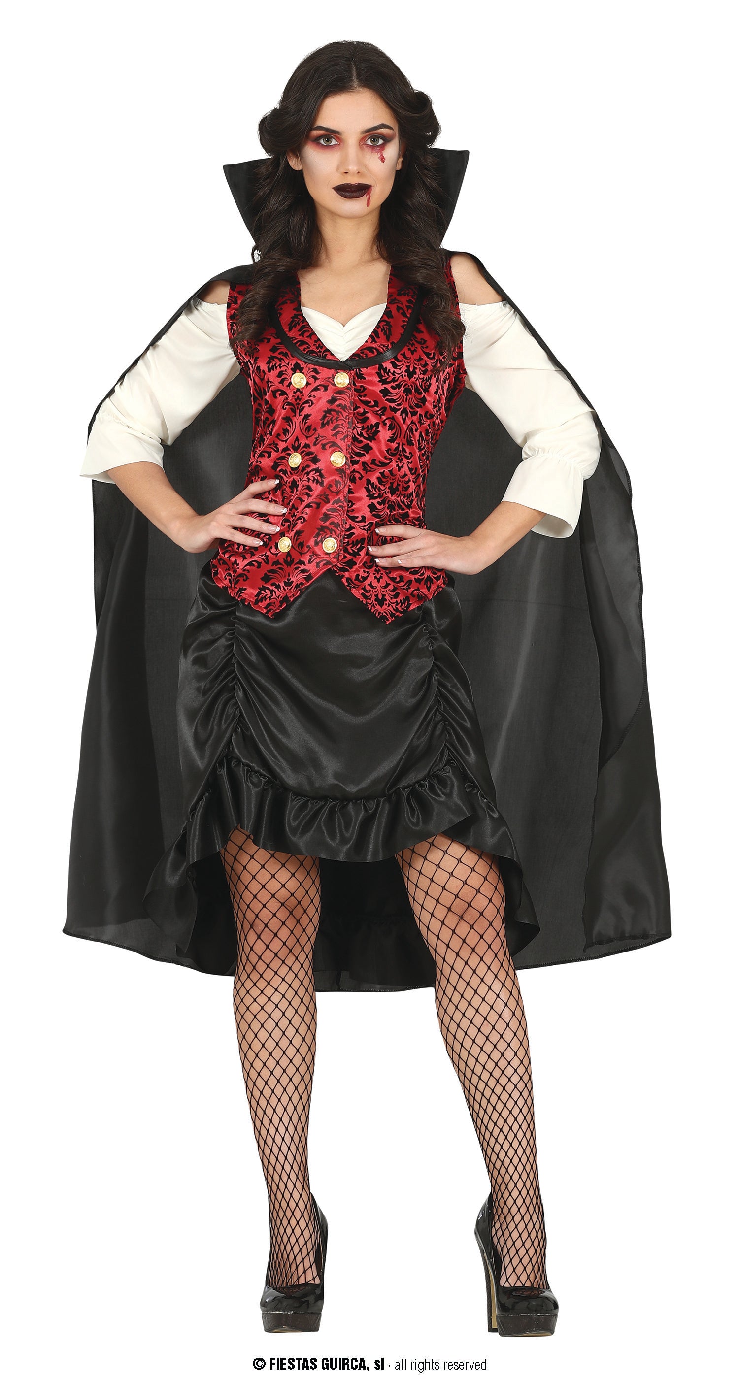 Vampiress with Vest & Cape