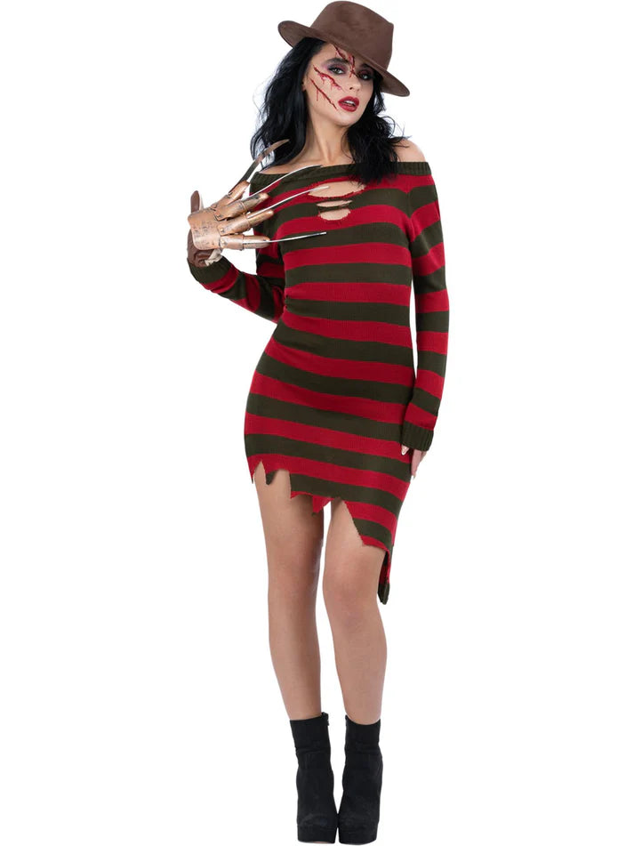 A Nightmare On Elm Street, Freddy Krueger - Womens Costume