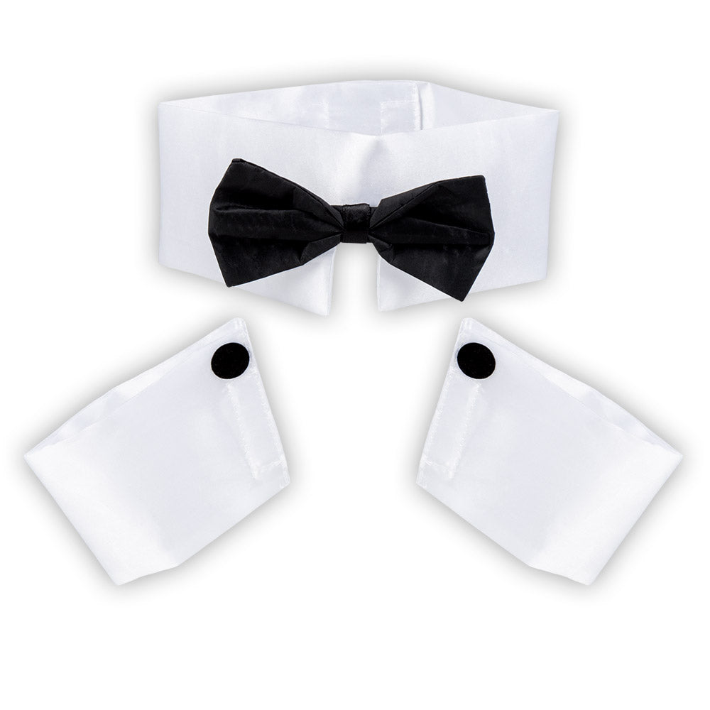 Stripper Set (Collar with bow tie and 2 cuffs)