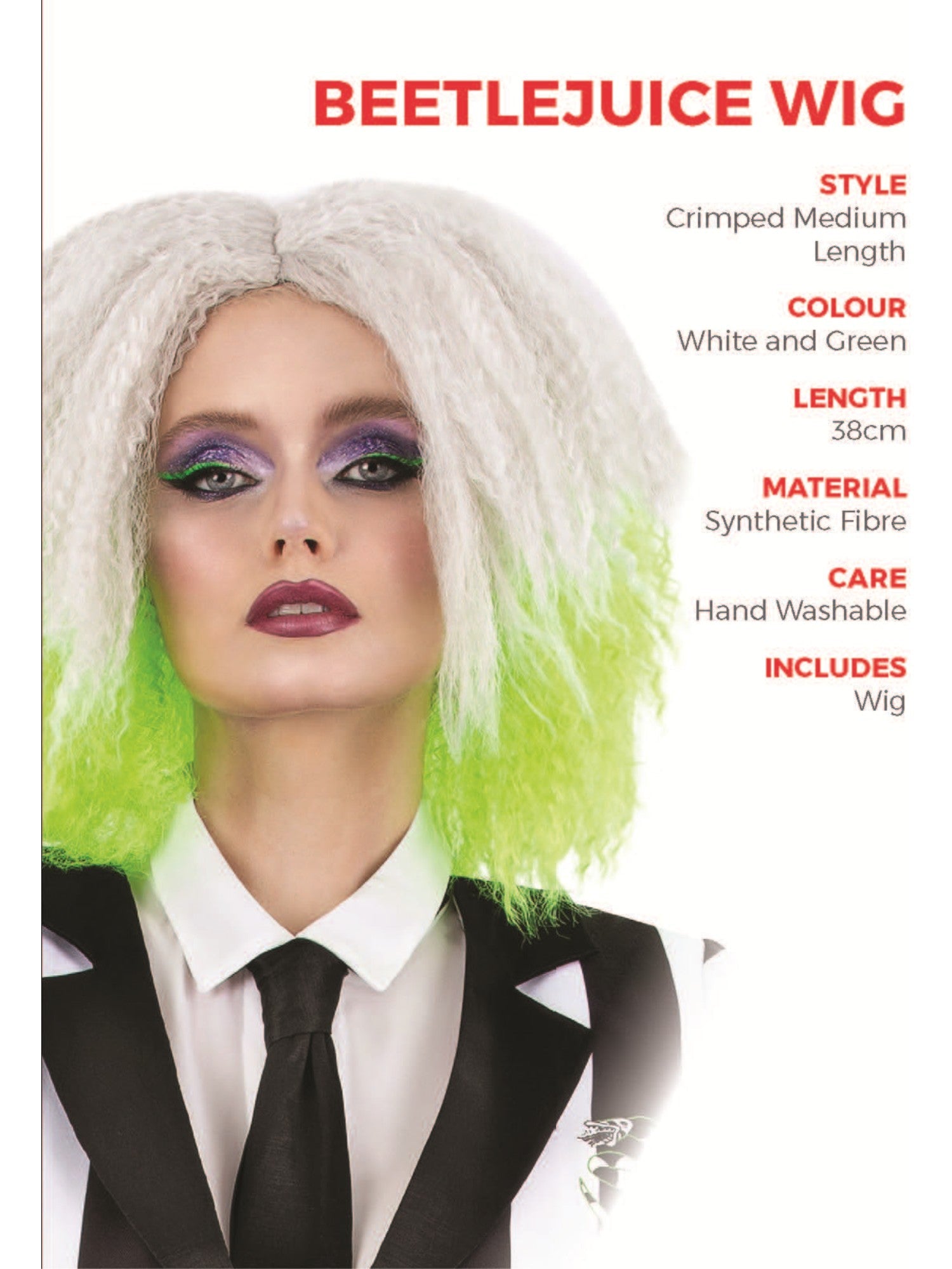 Female Beetlejuice Wig