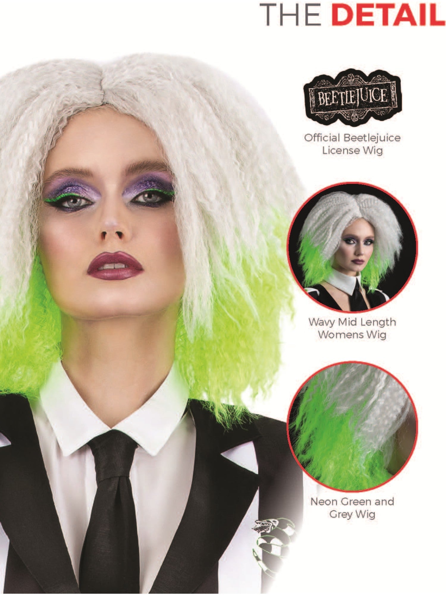 Female Beetlejuice Wig