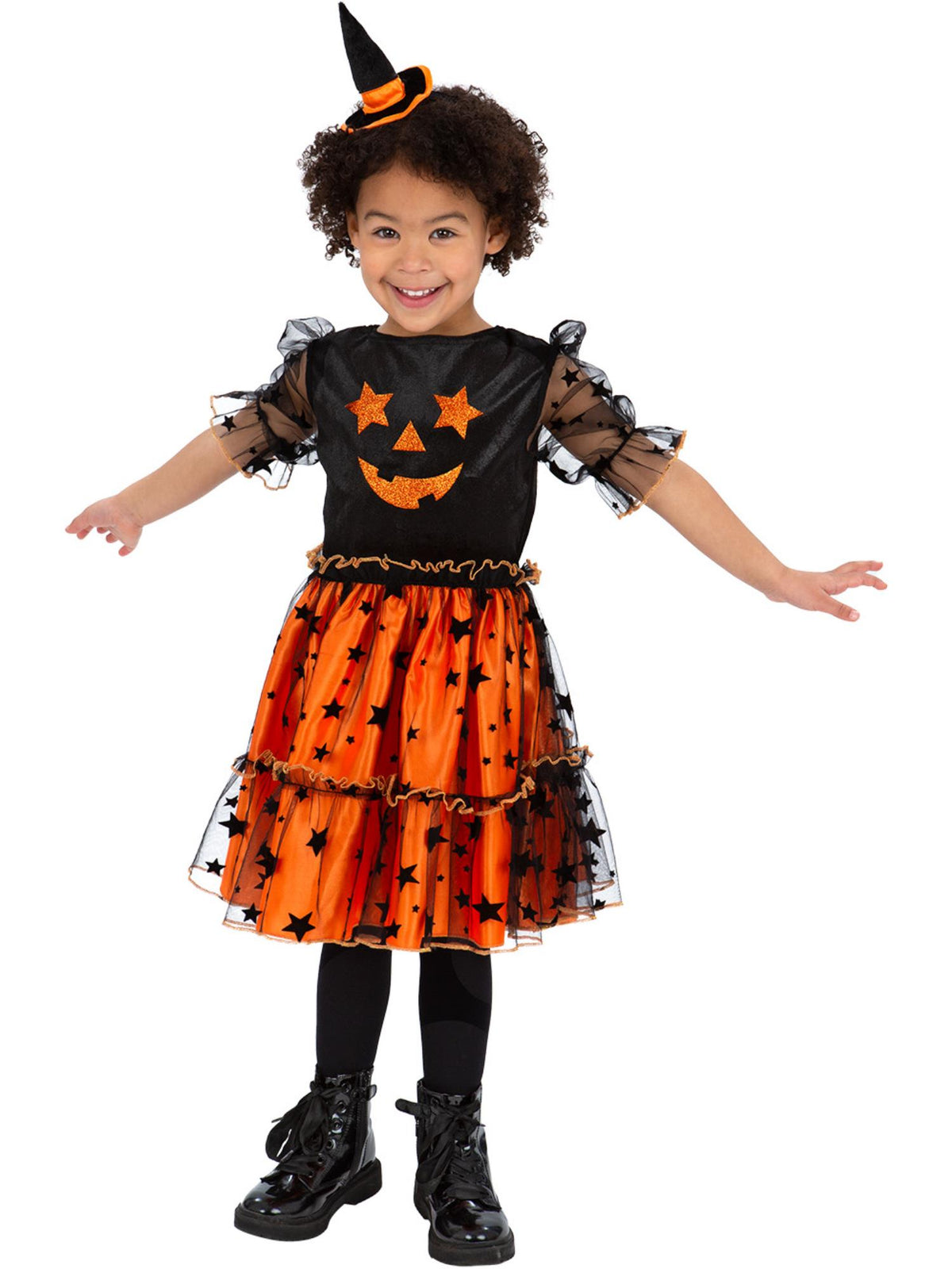 Pumpkin Dress Girls Costume