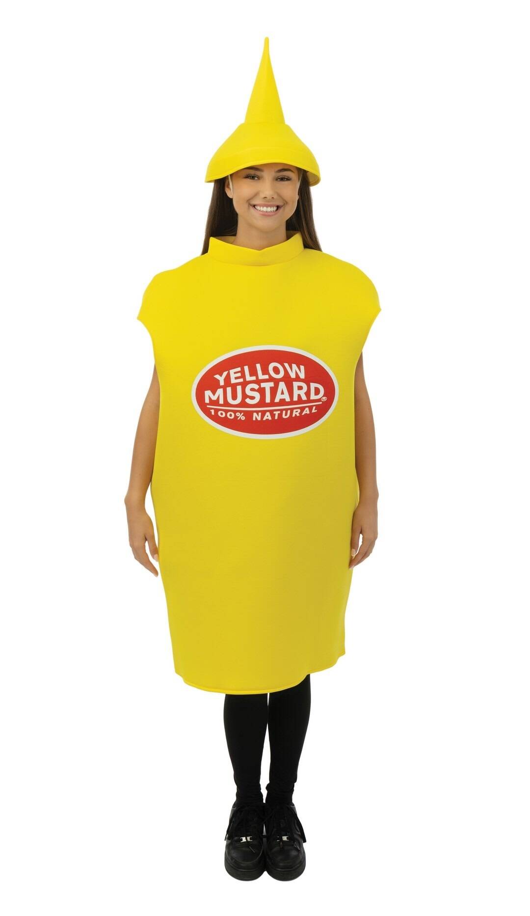 Adult yellow mustard costume