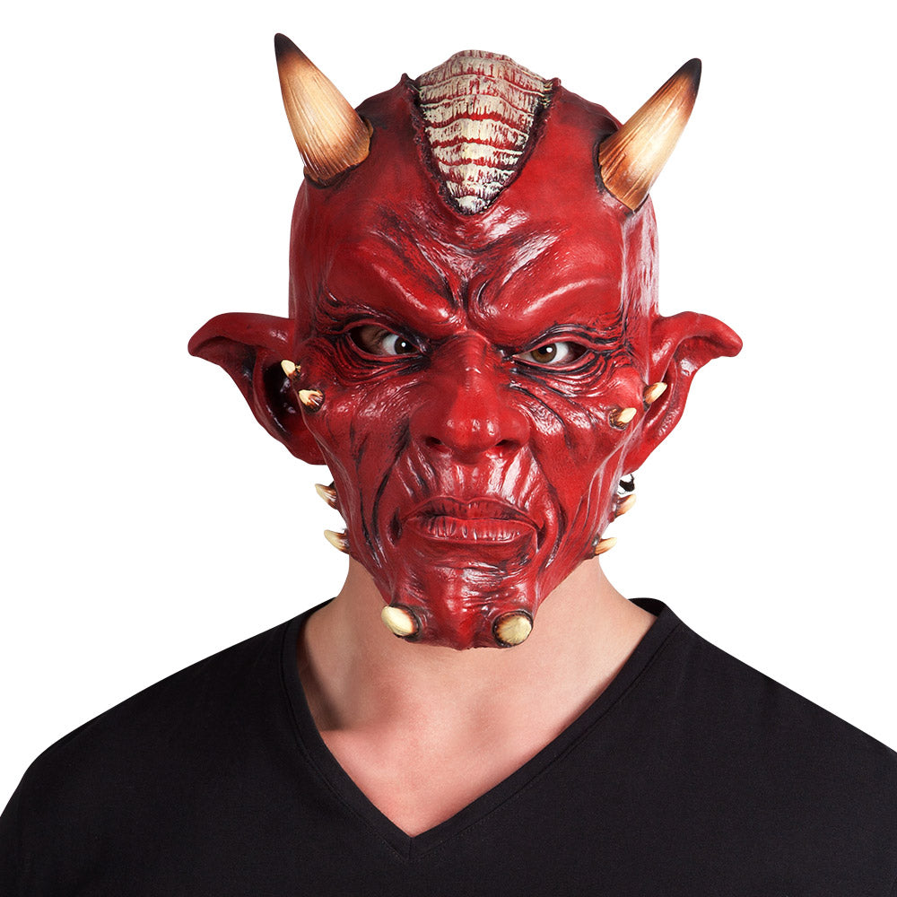 Deluxe Devil Latex Head Mask