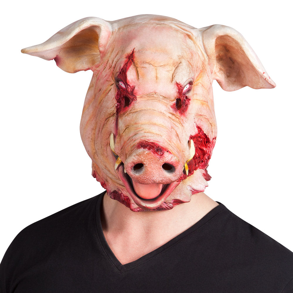 Bloody Pig Latex Head Mask