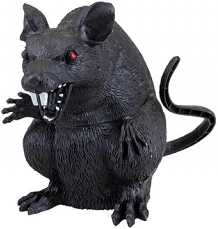 Black Evil Rat Decoration