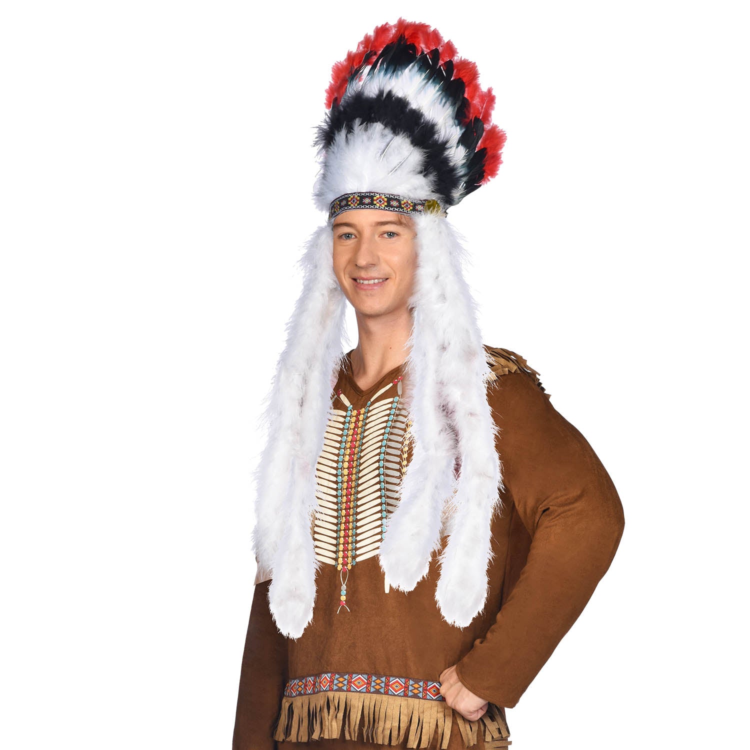 Indian Chief Feather Headdress