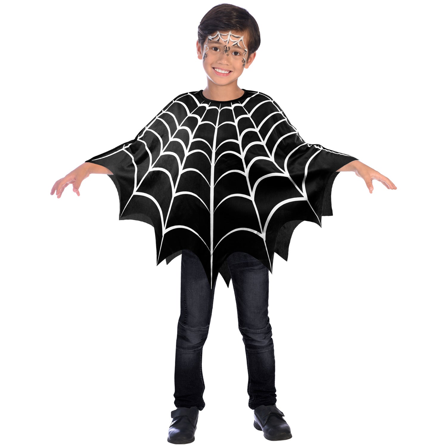 Spiderweb Poncho-Kids
