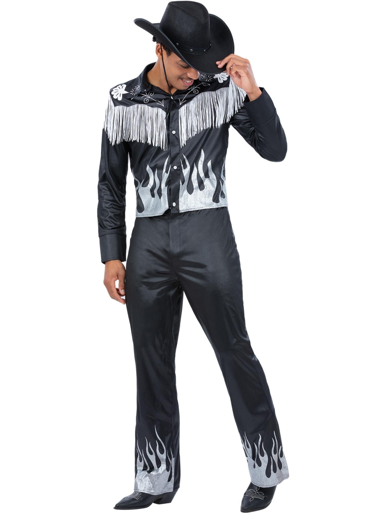 Black Glamorous Cowboy Costume