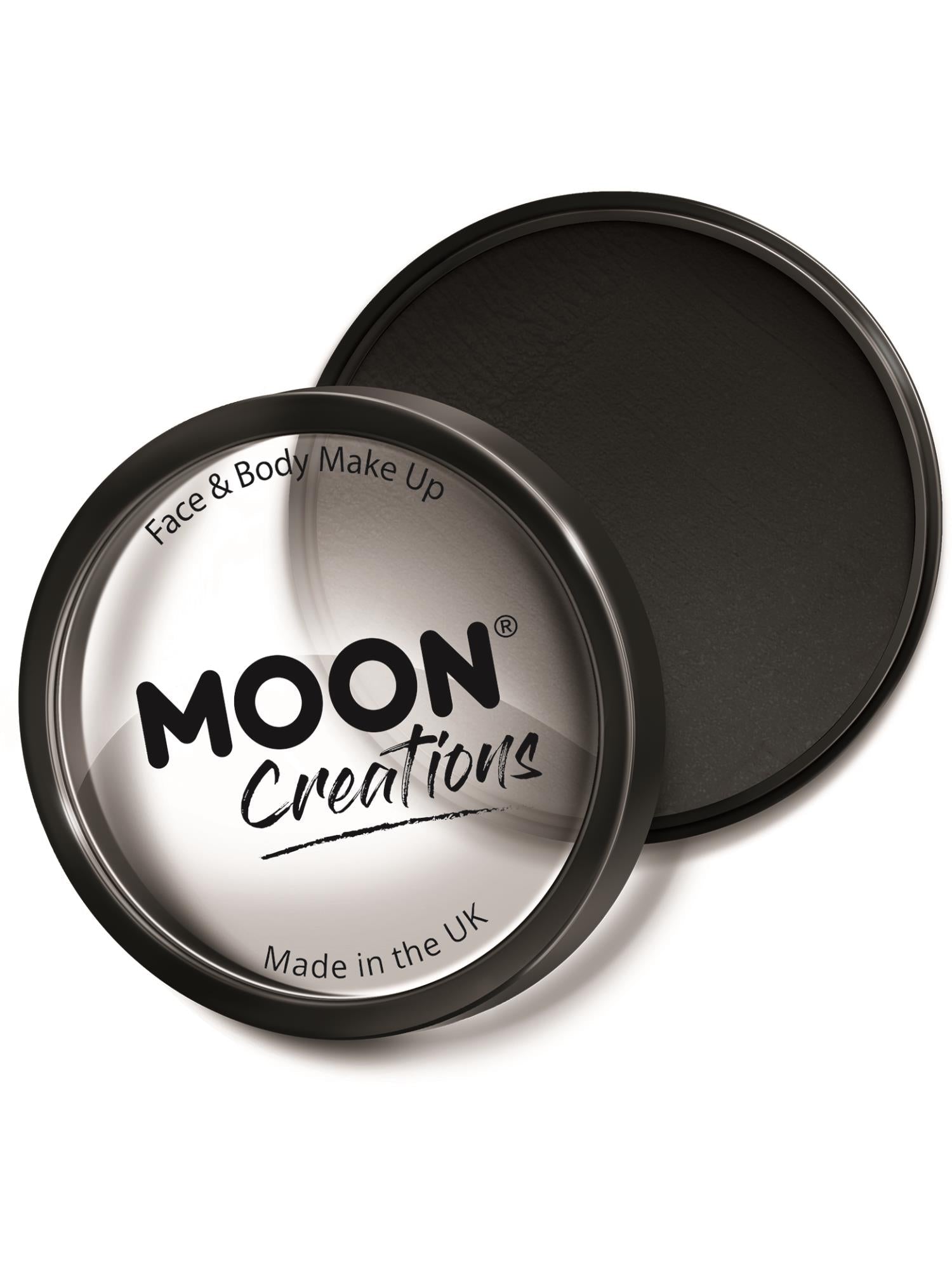 Moon Creations Pro Face Paint Cake Pot, Black