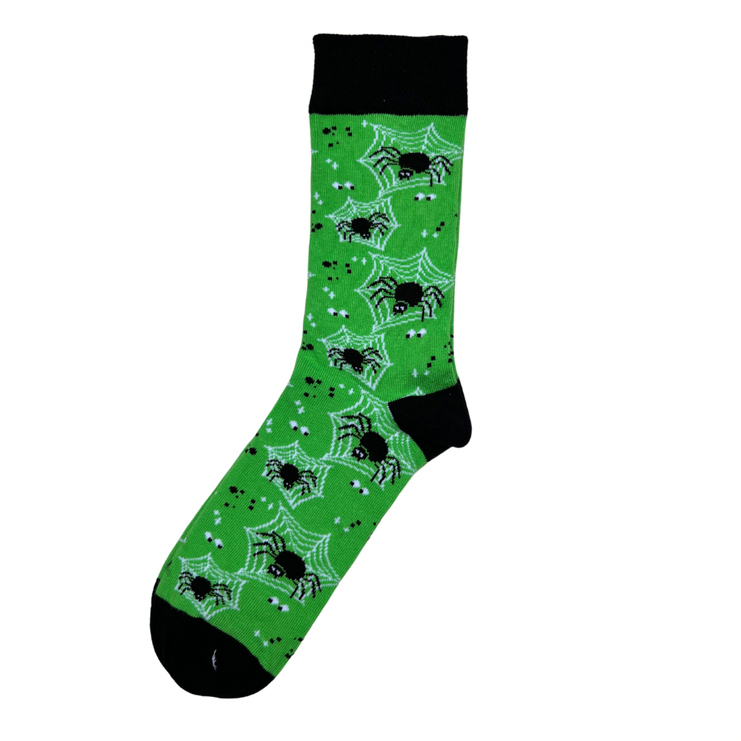 Green Spider Socks