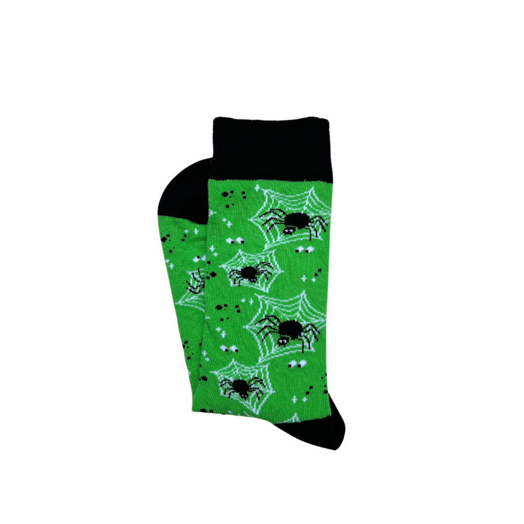 Green Spider Socks