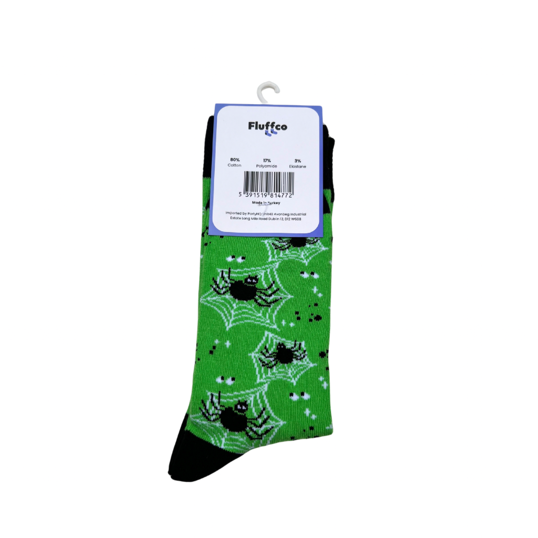 Green Spider Socks