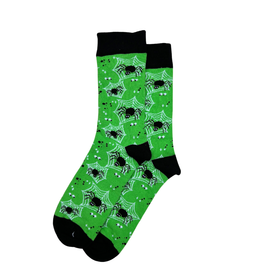 Green Spider Socks