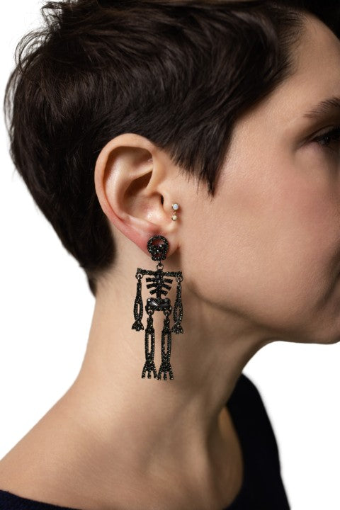 Sparkle Skeleton Earrings
