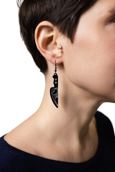 Scream Knife Earrings