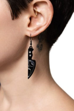Scream Knife Earrings