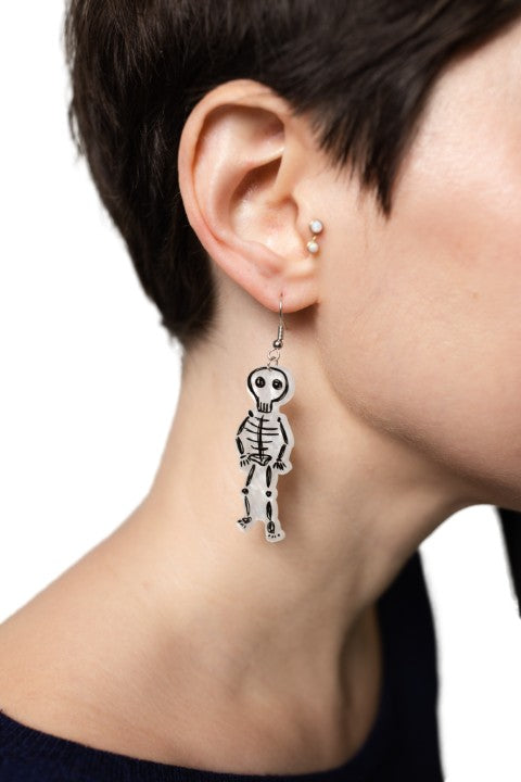 Dancing Skeleton Earrings