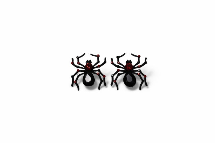 Ruby Spider Earrings