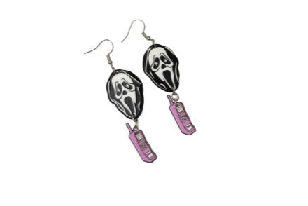 Scream Phone Earrings