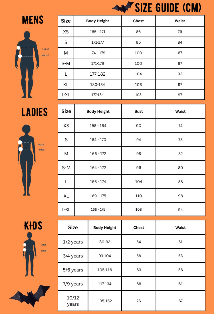 Petit Clown Size Guide
