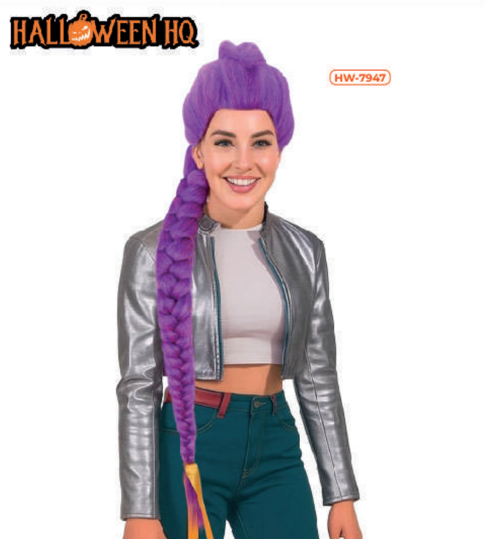 KPOP Purple Wig Adult