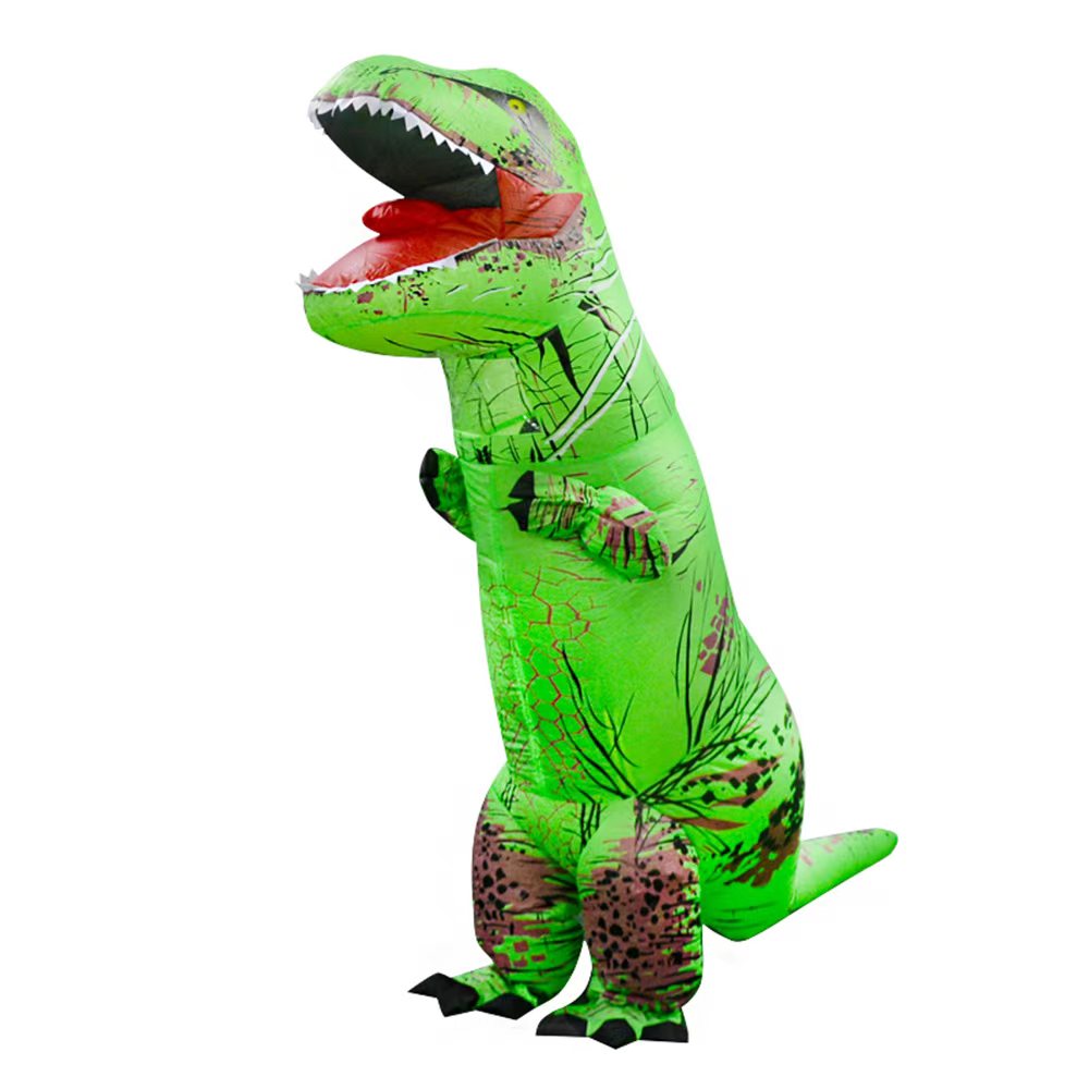 Inflatable Dino Green - Adults Costume