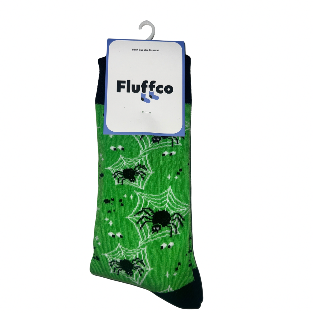 Green Spider Socks