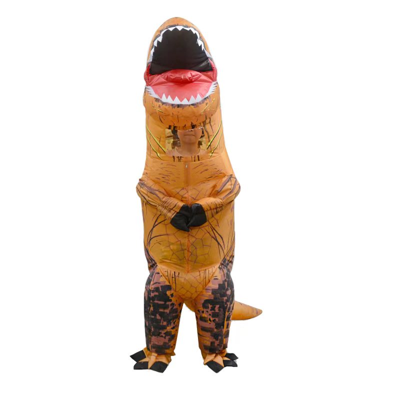 Inflatable Dino Brown - Kids Costume