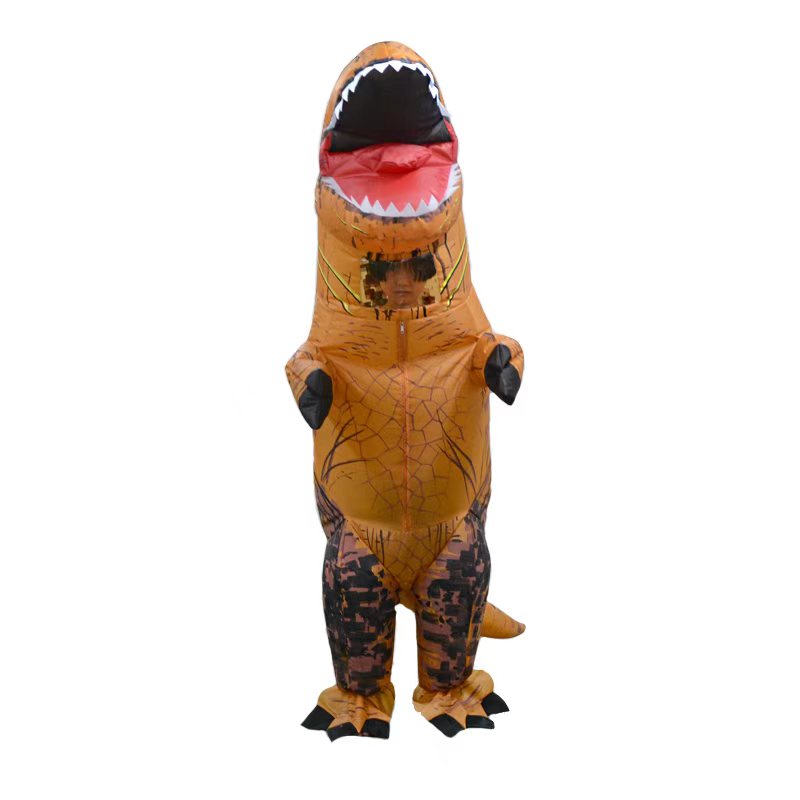 Inflatable Dino Brown - Kids Costume