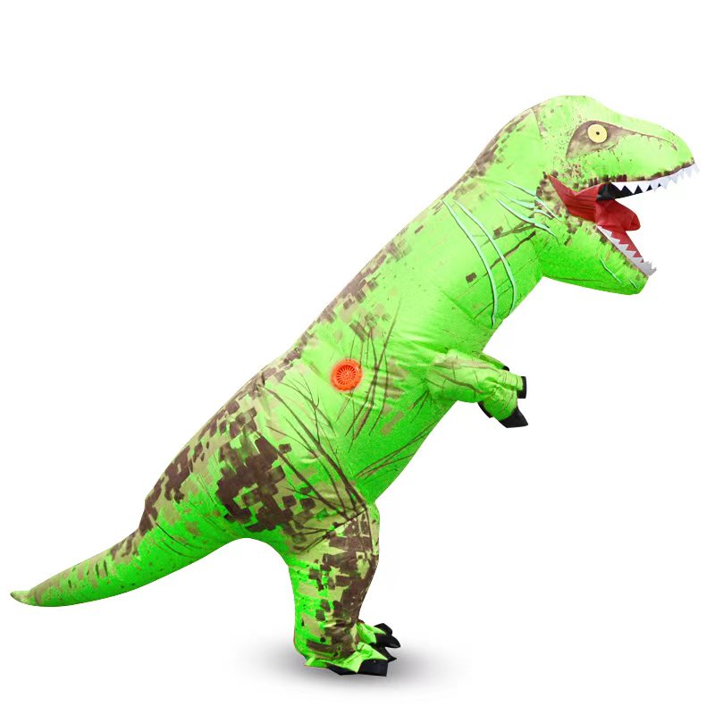 Inflatable Dino Green - Kids Costume